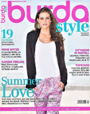 Burda revista de moda croitorie insert in limba romana 53 tipare 5/2013 foto