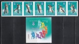 Ungaria 1983 - Jocurile Olimpice de iarnă - Saraievo, Serie Staif + Colita NDT, Cota 43 EURO, MNH