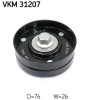 SKF VKM 31207 Rola ghidare/conducere, curea transmisie