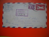 HOPCT PLIC S NR 561 SUA AIR MAIL 1958-CIRCULAT -AVION / AVIATIE