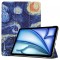 Husa pentru Apple iPad Air 13 (2025) / Air 13 (2024), Techsuit, FoldPro Starry Night, Multicolor