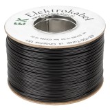 Cablu 10m difuzor cupru 2x1mm2 SMYP plat cu izolatie PVC negru Cabletech KAB0574-10