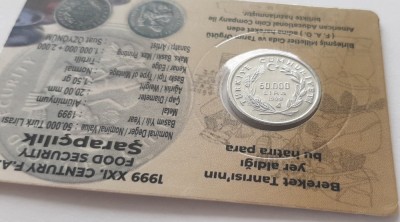 1. Moneda Turcia 50.000 lira 1999 (F.A.O.) foto
