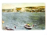 Rara! Carte postala Balcic-Romania Noua:Vederea portului,circulata 1916