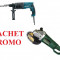 Ciocan rotopercutor SDS-PLUS Makita HR2470, 780 W, 2.7 J + Polizor unghiular Troy T12230 230 mm, 2300 W, 6200 rpm