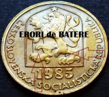 Moneda 20 HALERU - RS CEHOSLOVACIA, anul 1985 *cod 2011 A = ERORI BATERE