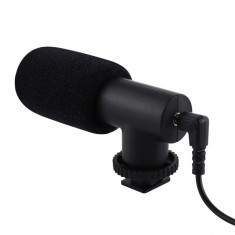Înregistrare audio stereo de 3 mm Vlogging Microfon de interviu profesional pent