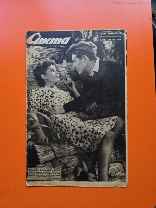 Revista Cinema nr. 446/15.09.1939 -