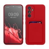 Husa Kwmobile pentru Samsung Galaxy A54 5G, Rosu, Silicon, KWM0000191C002C, Carcasa