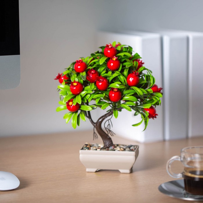 Decor plante artificiale - Rodie - 18 x 24 cm Best CarHome