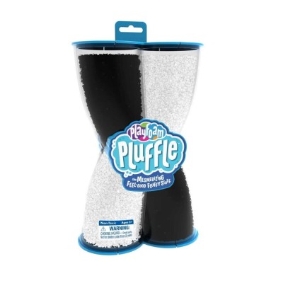 Spuma de modelat Playfoam Pluffle&amp;trade; Twist - Alb si negru foto