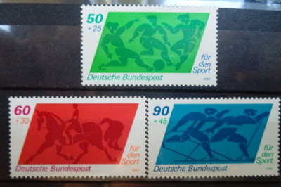 Germania (Bundespost) 1980 - SPORTURI OLIMPICE, SERIE MNH, DG8 foto