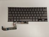 Tastatura compatibila Laptop, Asus, Zenbook S16 UM5606G, UM5606GA, gri deschis, layout US