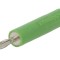 Conector adaptor banană 2mm verde