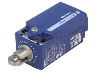 Limitator de cursă cu rolă metalică &amp;Oslash;11,6mm 10A 240VAC foto