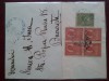1920-Romania-Fragment de plic-stampila CONTESTI-GARA-RAR, Nestampilat