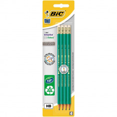 Creion Grafit Bic Eco Evolution 655, 4 Buc/set, Mina Hb, Creioane Hb, Creioane Grafit, Set Creioane Grafit, Creioane Grafit Desen, Creioane Desen, Cre