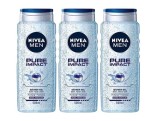 Set 3 x Nivea gel dus 500ml men pure impact