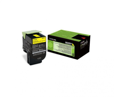 LEXMARK 80C2SY0 YELLOW TONER foto