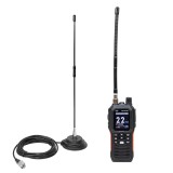 PNI Escort HP 102 Multi Standard Portable CB Radio Station Package, 4W, 12V-24V, AM-FM with PNI Extra 40 CB Antenna with Magnet