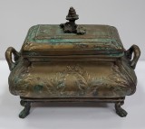 Bomboniera din alama, cca. 1900, manufactura Gh. Grun, Warszawa