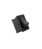 Comutator 3A 250V, 1 Circuit, 2 Pozitii ON-OFF, Negru, Incastrabil 12mm, Somogyi Elektronic