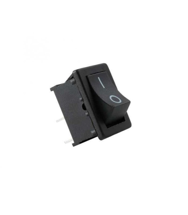 Comutator 3A 250V 1 circuit 2 pozitii ON-OFF negru incastrabil 12mm