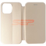 Husa Flip Cover Gold Apple iPhone 13 Pro Max - Protectie Premium