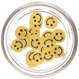 Cumpara ieftin Smiley tăiate, galbene - Fimo Nail Art, INGINAILS