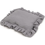 T-TOMI Muslin Pillow pernuță Grey 25 x 30 cm 1 buc