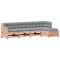 Set mobilier de gradina cu perne, 5 piese, lemn masiv douglas