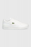 Lacoste sneakers din piele culoarea alb