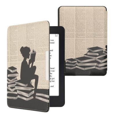 Husa kwmobile pentru Amazon Kindle Paperwhite 7, Piele ecologica, Multicolor, 25824.48 foto