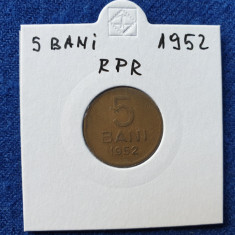 Moneda Republica Populara Romana 5 Bani 1952 - stare buna