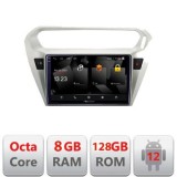 Navigatie Peugeot 301 Citroen C-Elisee 5960Pro-301 Android Octa Core Qualcomm 2K Qled 8+128 DTS DSP 360 4G Optical CarStore Technology