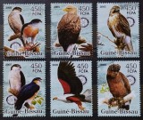 BC110, Guinea-Bissau 2005, serie fauna, pasari rapitoare