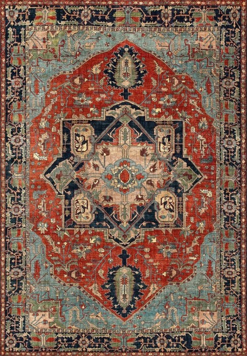 Covor Belgian, Alaska P0151-319, Rosu, Diverse Dimensiuni - 120x160