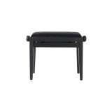 Scaun Pian Flame KB-15BM negru mat