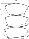 BREMBO P 59 054 PRIME LINE set placute frana,frana disc