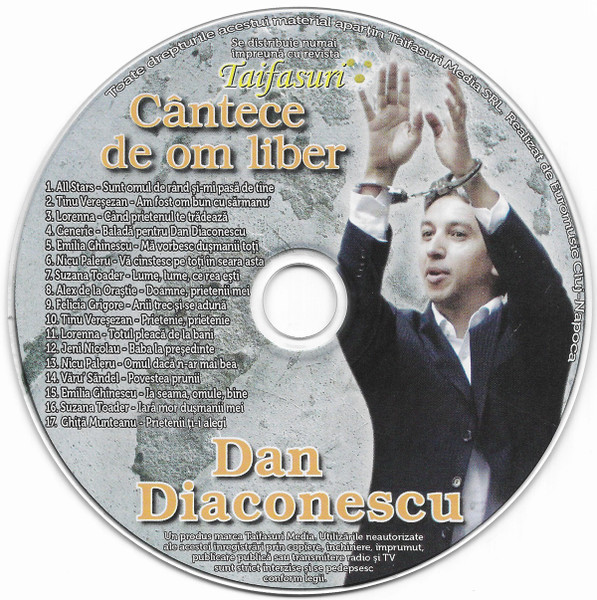 CD Dan Diaconescu - C&acirc;ntece de om liber