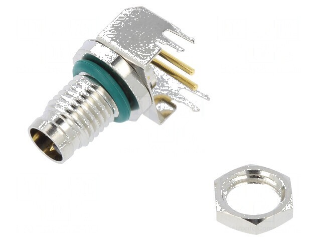 Conector M8 tată PIN 2 unghi 90&deg; pentru PCB 4A IP68