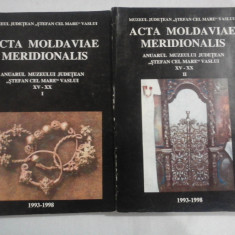 ACTA MOLDAVIAE MERIDIONALIS XV-XX vol.I / vol.II - Muzeul Judetean "Stefan cel Mare" Vaslui