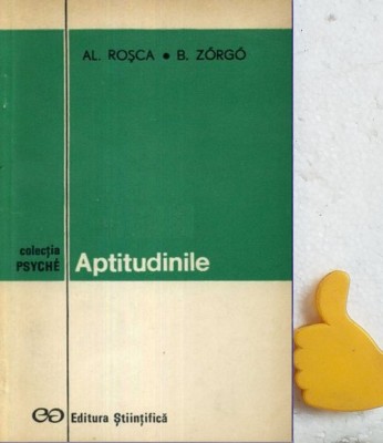 Aptitudinile Al. Rosca, B. Zorgo foto