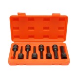 Trusa chei tubulare de impact cu biti spline lungi M5-M18, 1/2 inch, 8 piese Breckner Germany