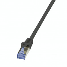 PATCH CORD S/FTP LOGILINK Cat7 1 m negru &amp;amp;quot;CQ4033S&amp;amp;quot; foto