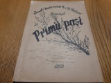 PRIMII PASI - Scoala Medie Mixta nr. 1 N. BALCESCU Bucuresti -1959, 98 p.