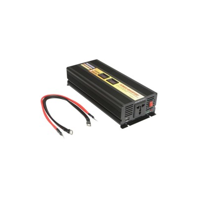 Invertor tensiune 12V-220V 2000W LCD cu USB Breckner Germany Cod: BK77003 foto