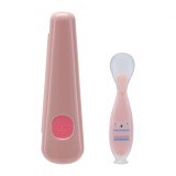 Cumpara ieftin Lingurita silicon suport , roz, U-Grow