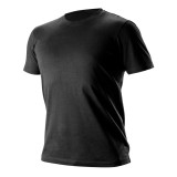 Tricou de lucru negru, marimea M, din tesatura densa, NEO TOOLS