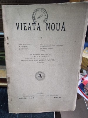 Revista Vieata Noua Nr. 2 Martie 1911 foto